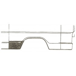 Reparaturblech Anschlussblech Links Radst. 3700