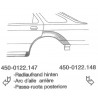 Reparaturblech Radlauf 4-Türig hinten links
