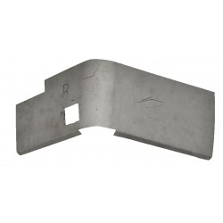 Reparaturblech Kotflügelecke Hinten Rechts-83